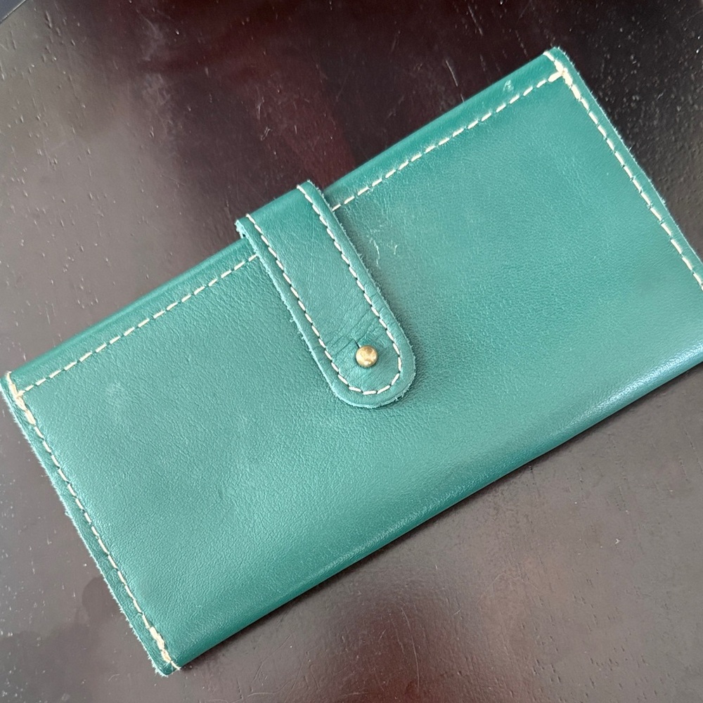Portland Leather Teal Wallet